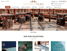 Tablet Screenshot of mosaics-tiles.com